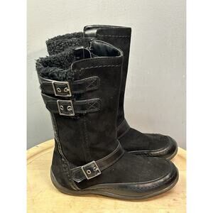 Baretraps Wyona Tall Shaft Boots Big girl Color black Size 4Y Side‎ Zip